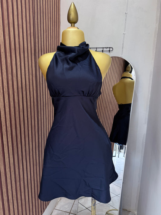 Vestido satin stradivarius
