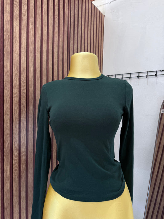 Blusa manga larga