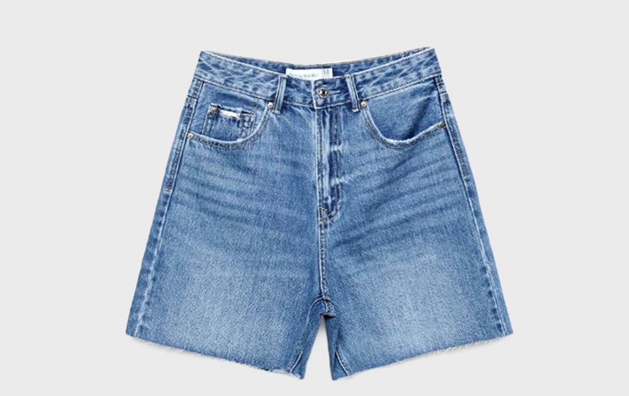 shorts de mezclilla